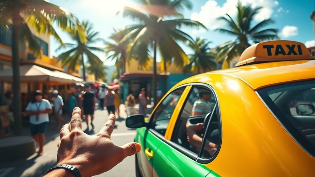 Appeler un taxi poliment