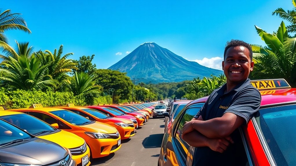 recherche de service de taxi local