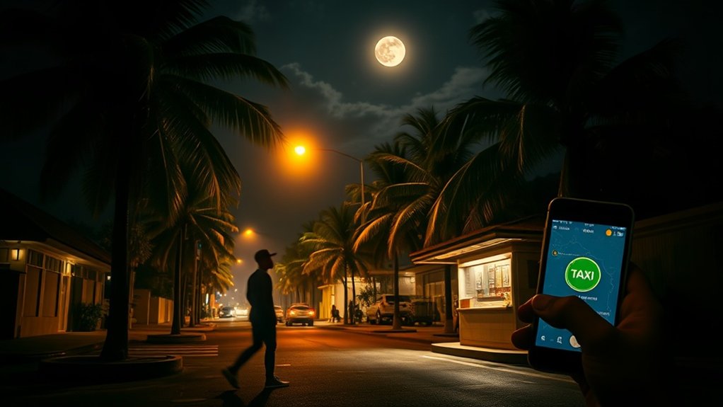 services de taxi fiables Martinique