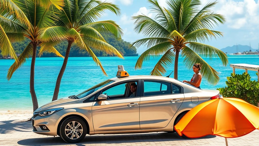 réservation de taxi en Martinique